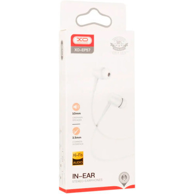Навушники XO EP57 White (XO-EP57-WH) Вінниця - фото 4