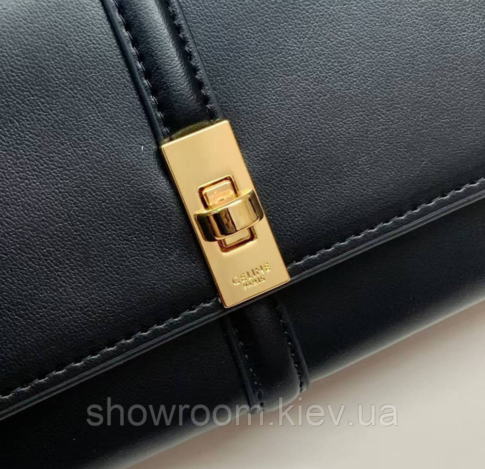 Жіночий брендовий гаманець Celine (924) black Київ - фото 3