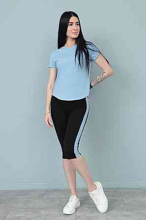 Спортивний костюм з бриджами "Dion" оптом | Норма Блакитний, 46-48 Київ