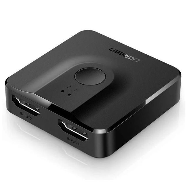 Двонаправлений перемикач HDMI 2.0 Ugreen CM217 (Чорний) Николаев - изображение 3