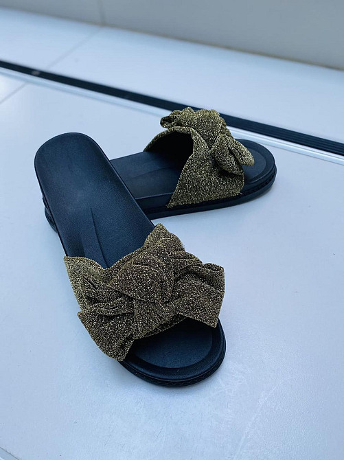 No brend Шльопанці жіночі 954 зелені (літо, тканина) (1864) Коломыя - изображение 6