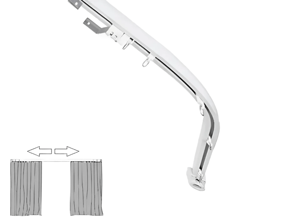 LIVOLO Електрокарниз для штор Wi-Fi з пультом, гнутий/арочний/радіусний/еркерний 0°–90°, LIVOLO Коломия - фото 10
