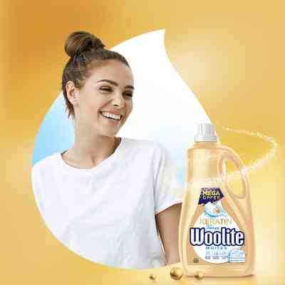 Гель для прання Woolite Для світлих та білих тканин З кератином 3.6 л (5900627090550) Вінниця