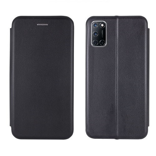 Чохол книжка підставка Oppo A52 чорний Одеса - фото 4