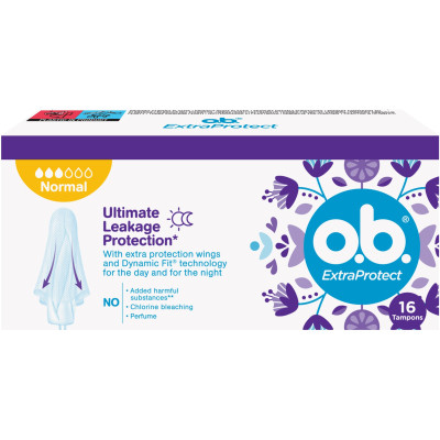 Тампони o.b. ExtraDefence Normal 16 шт. (3574661467726) Вінниця - фото 1