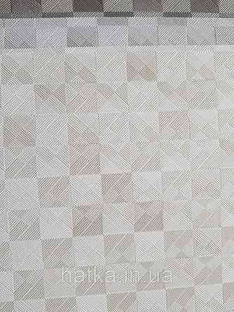 Обои виниловые на флизелине AdaWall Beta 1.06х10 геометрия фигуры квадраты бежевые 3д 1103-3 Киев