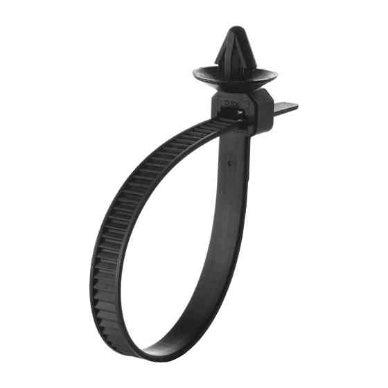 Хомути, Хомут-кліпса Чорний, Пластик, Розміри (мм): B-6.6 A-138.5. Марка автомобіля: Модель: Много МОДЕЛЕЙ, Київ