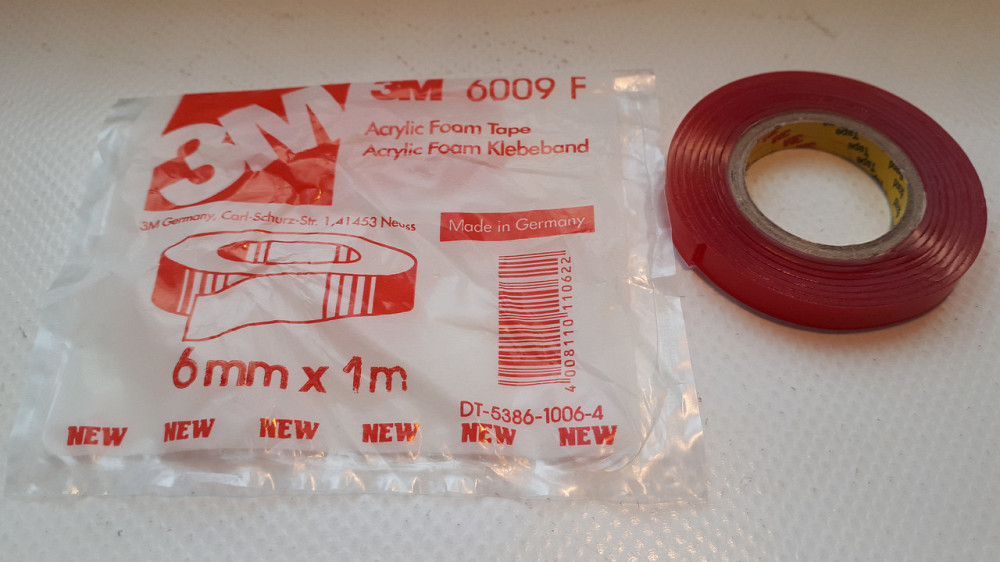 Скотч двосторонній. 3M 6009F 6мм*1м*0,8мм прозорий Вінниця - фото 1