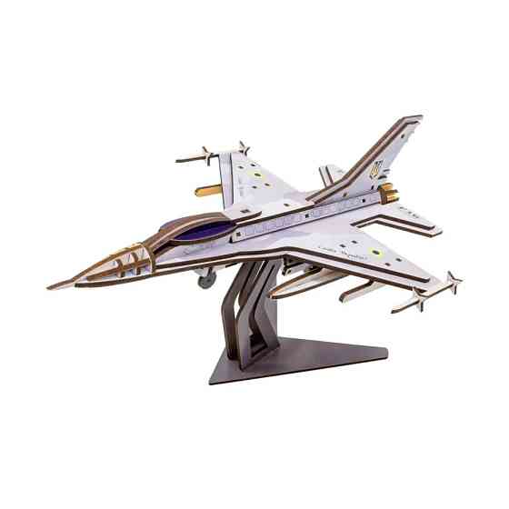Дерев'яний 3D конструктор "F16" Арт-26913, 79 деталей Вінниця