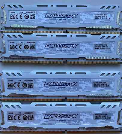Оперативная память Crucial DDR4-2400 2x32GB PC4-19200 (Kit of 2x2x16384) Ballistix Sport Харьков