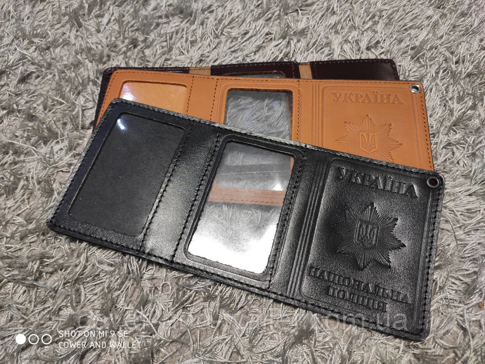 Генеральська обкладинка потрійного складання на посвідчення НПУ (Національна поліція України) Київ - фото 4