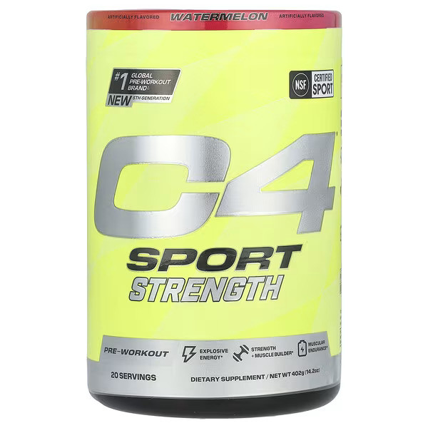 Передтренувальний комплекс Cellucor C4 Sport Strength Pre-Workout 402 g (Watermelon) Луцьк - фото 1