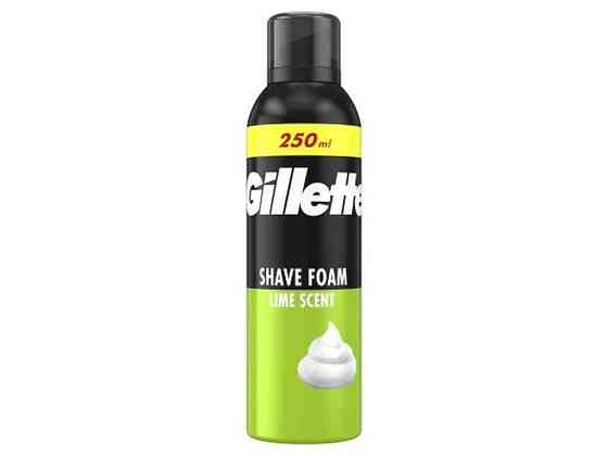 Піна для гоління 250мл Classic Лайм для чоловіків ТМ GILLETTE Київ