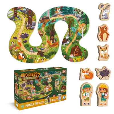 Пазл DoDo Хто живе в лісі? (300608) Вінниця