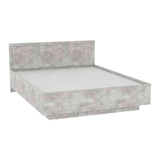 Кровать Кристалл №2 двуспальная, Бетон, 2035х1432х850 Львов