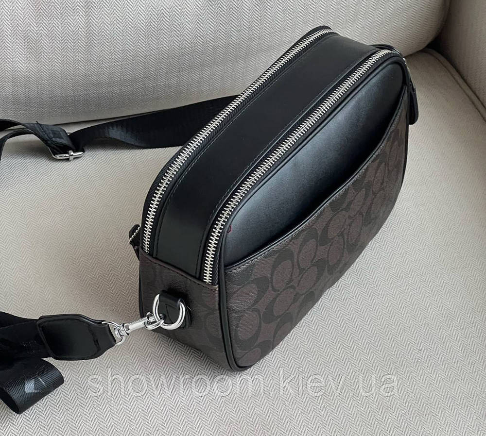 Чоловічі брендові сумки на плече Coach (1376-2) Київ - фото 7