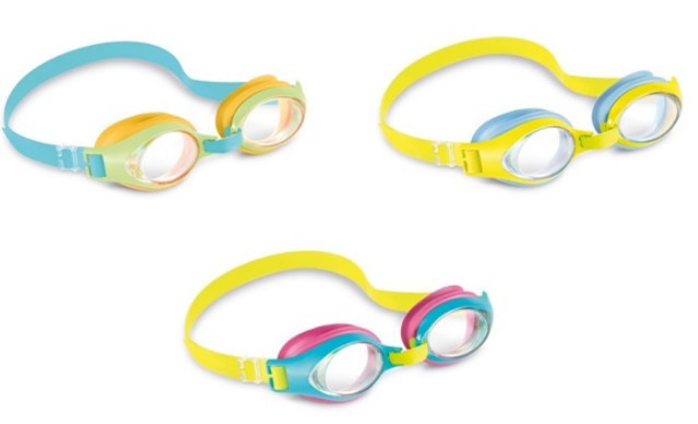 Окуляри для плавання Play Intex 55611 жовто-блакитний Бровари - фото 2