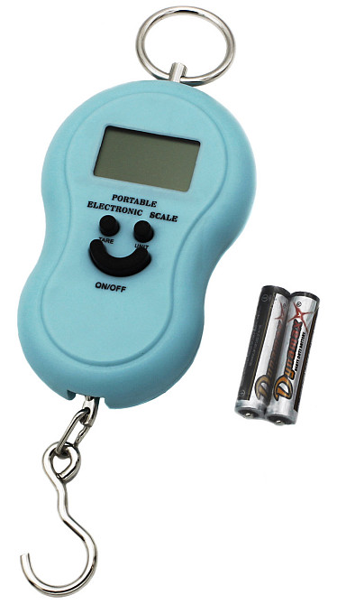 Кантер электронный Portable electronic scale 50кг (Обычный ) смайлик Днепр - изображение 1