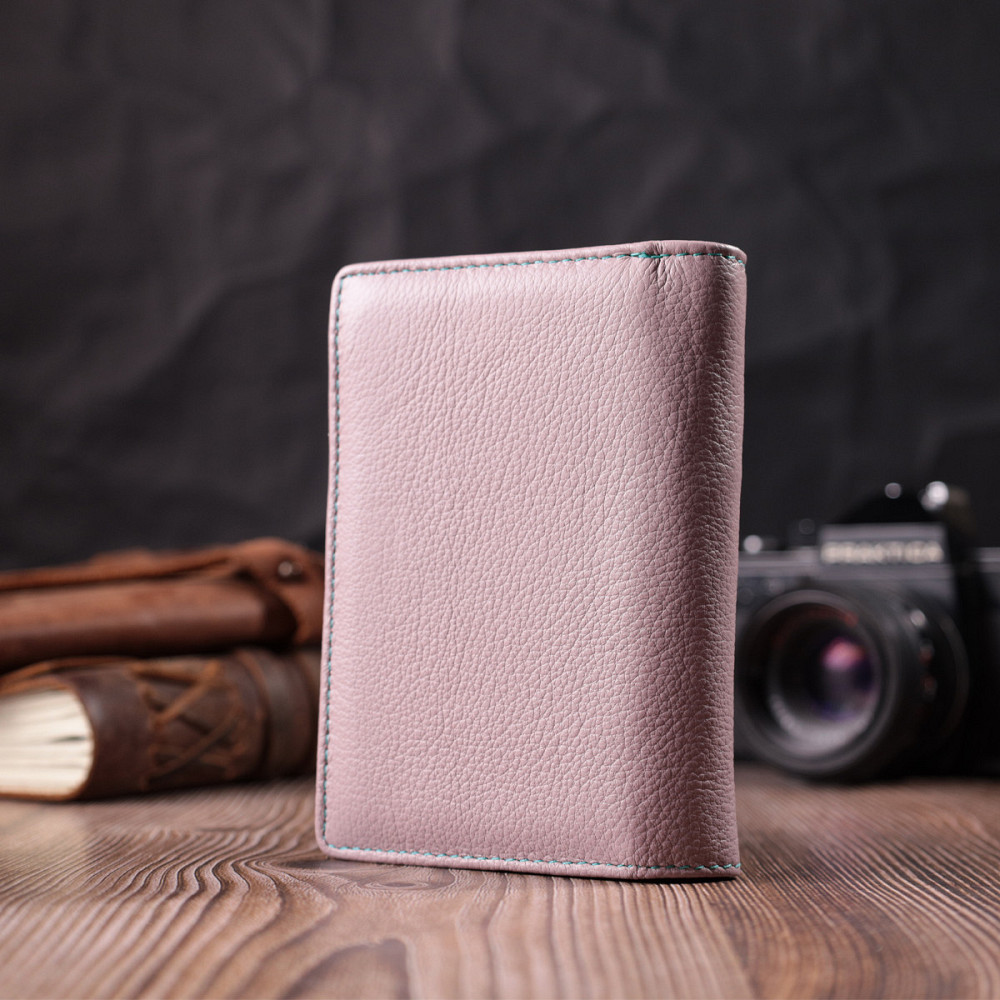 Модный кошелек для женщин из натуральной кожи ST Leather 22502 Бежевый Киев - изображение 10