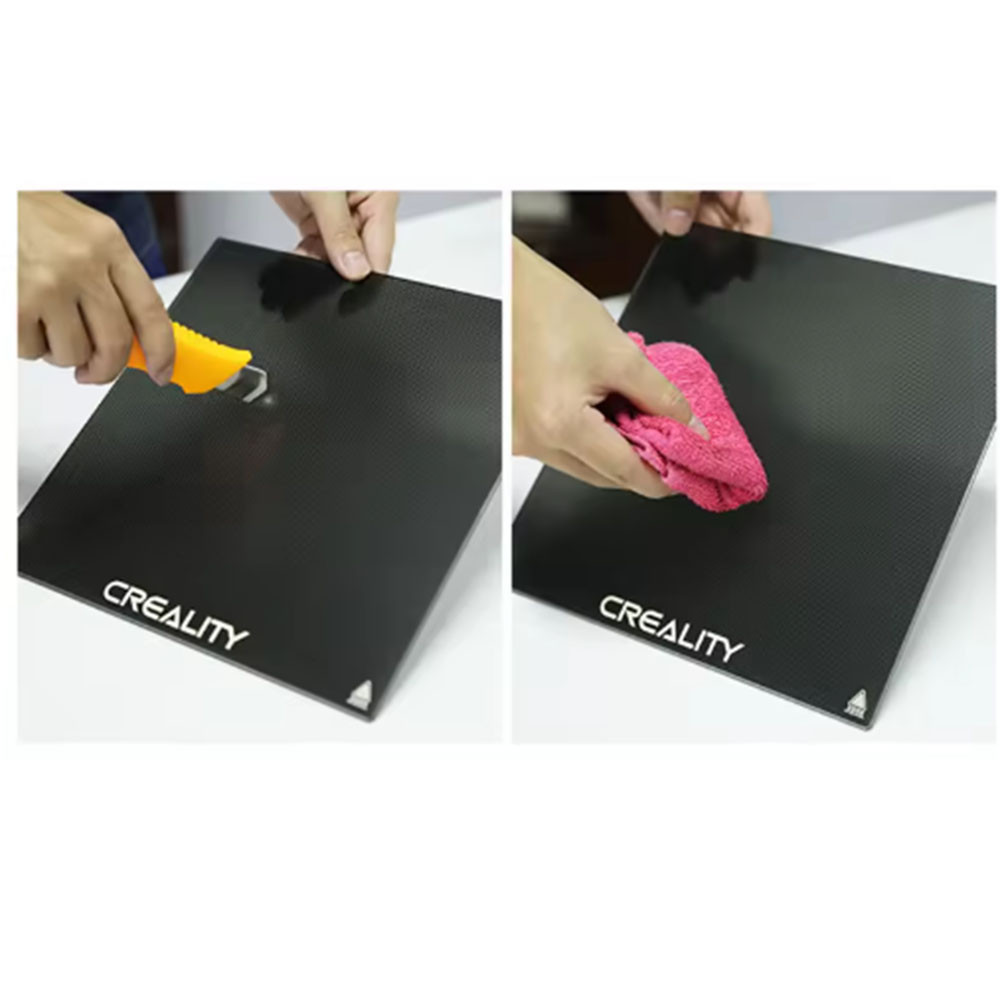 Стеклянная платформа Creality с карборундовым покрытием размером 235x235x4 мм для 3д принтеров. Киев - изображение 5