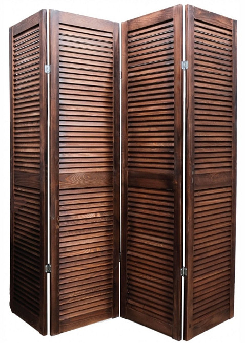 Дерев'яна ширма "Сенар 190х50х4" капучино Миколаїв - фото 1