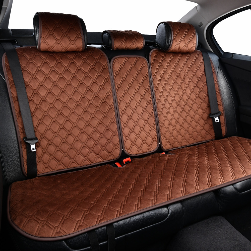 Комплект преміум накидок для сидінь CarLife Turbo, coffee Львів - фото 5