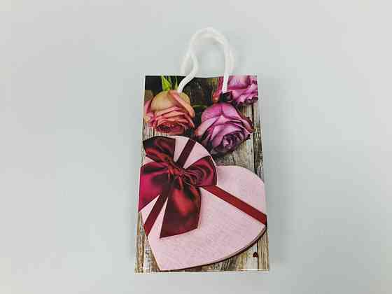 Пакет паперовий подарунковий малий 11/18/5 (арт М143) (12 шт.) Харків