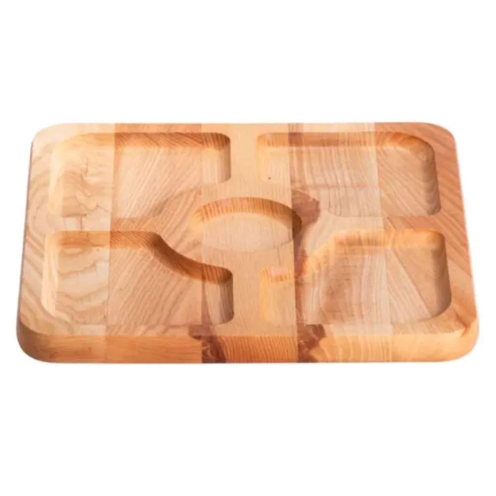 Lugi Менажниця на 5 секцій дерев'яна 30×20 см Lugi T54W300 Коломия - фото 1