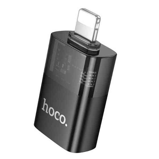 Адаптер HOCO UA36 iP на USB OTG черный Киев