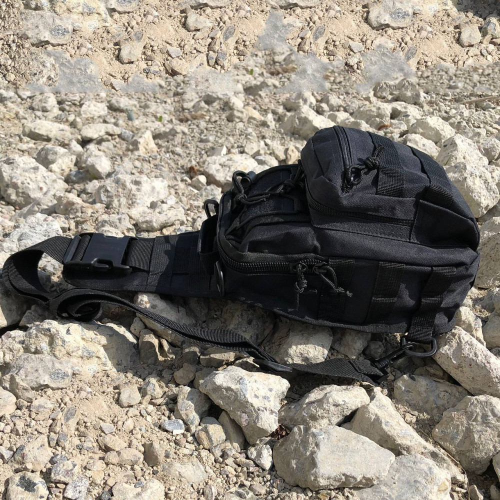 Чоловіча тактична сумка барсетка, Сумка у військовому стилі на плечі, Тактичний месенджер YR-13 Львів - фото 4