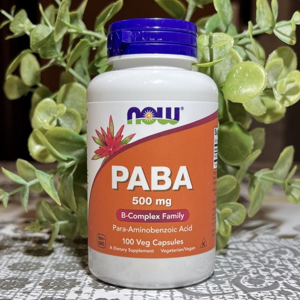 Пара-аминобензойная кислота NOW Foods PABA 500 мг 100 капсул Луцк - изображение 3