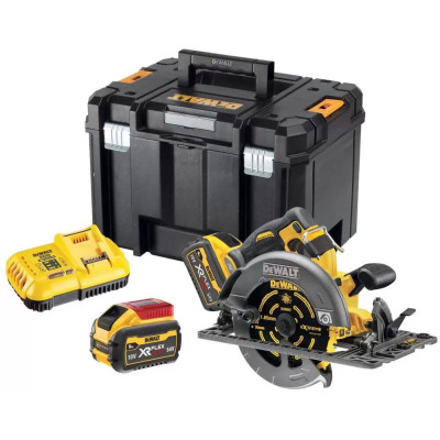 Дисковая пила DeWALT 54В XR FLEXVOLT Li-lon диск 190х30 мм, 2x3Ah, 3.7 кг, кейс TSTAK (DCS579X2) Винница - изображение 2