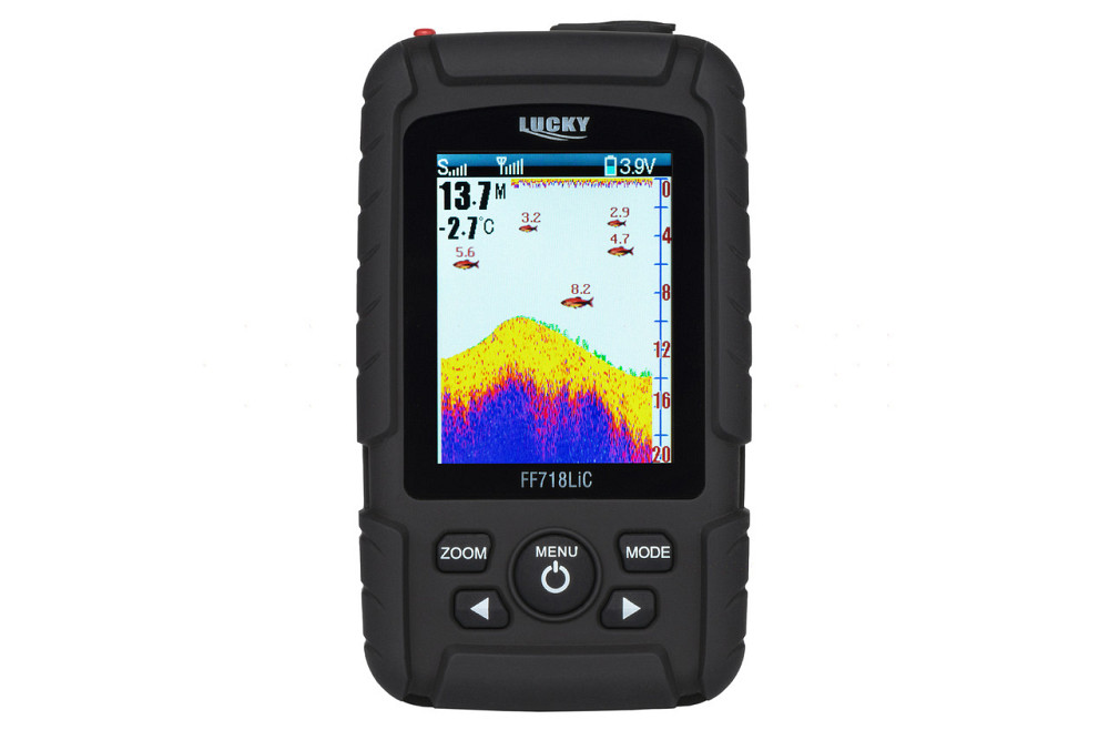 Эхолот двухлучевой с литиевой батареей Lucky FF718Li  два трансдюсера,  3 в 1 цветной экран Киев - изображение 2