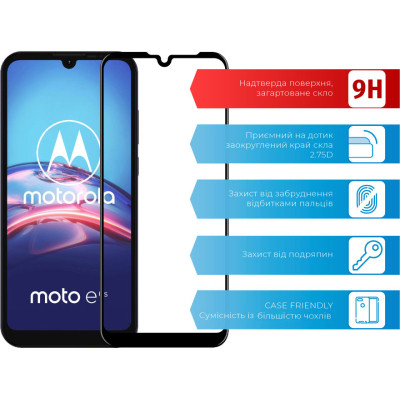 Стекло защитное ACCLAB Full Glue MOTO E6s (1283126509025) Винница - изображение 2