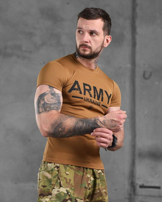 Футболка Военная Тактическая Потоотводящая Койот Odin Army Одесса - изображение 7