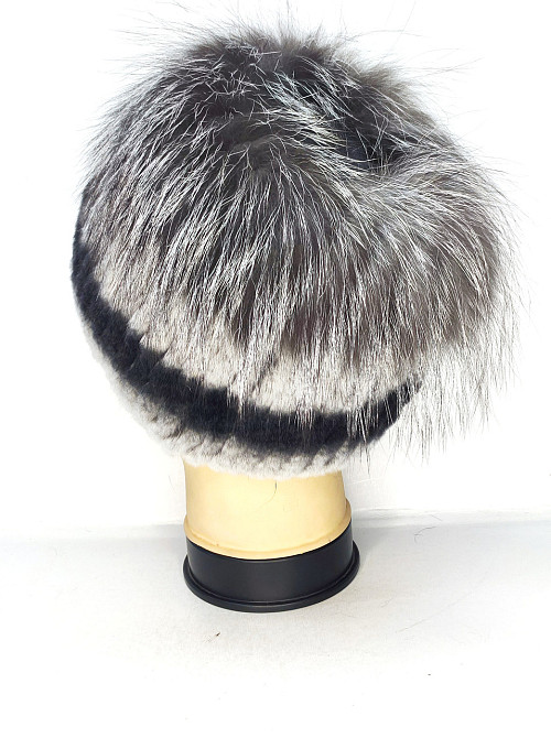 Меховая шапка женская кубанка Софи Шиншиловый Харьков - изображение 5