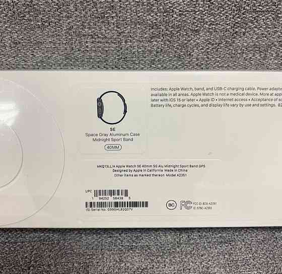 Новые Apple Watch SE 40mm.GPS Space Gray.Apple Watch SE 40mm GPS Space Gray Киев