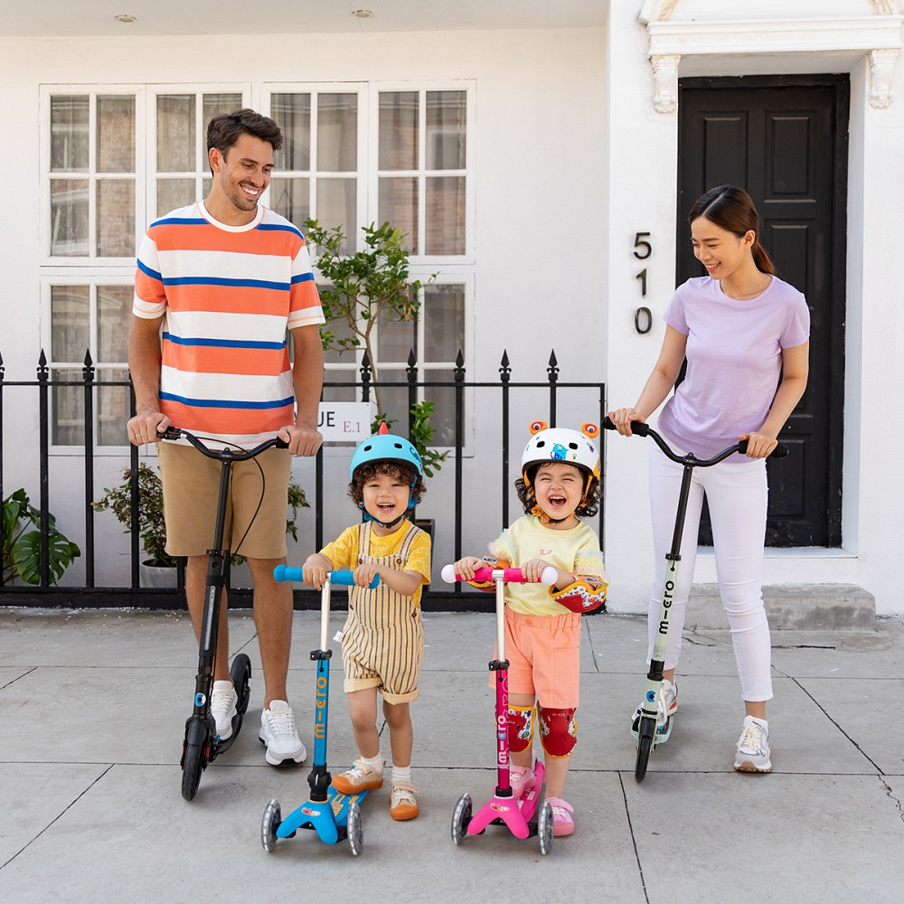 Самокат MICRO складний серії Mini Deluxe Foldable LED – Блакитний океан Дніпро - фото 2