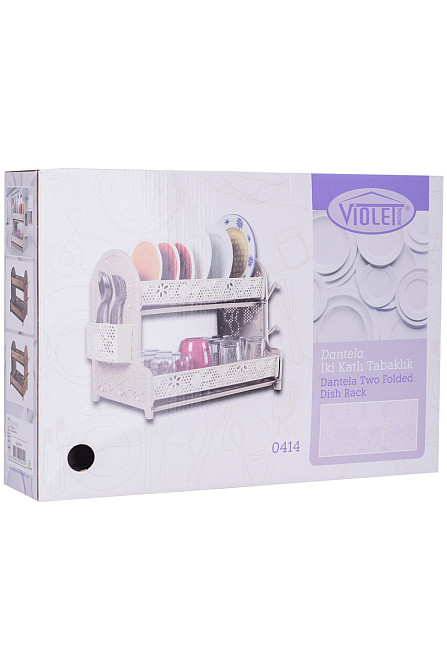 Cушка для посуду Violet House 0414 Ажур Cappuchino (6558900) Киев - изображение 2