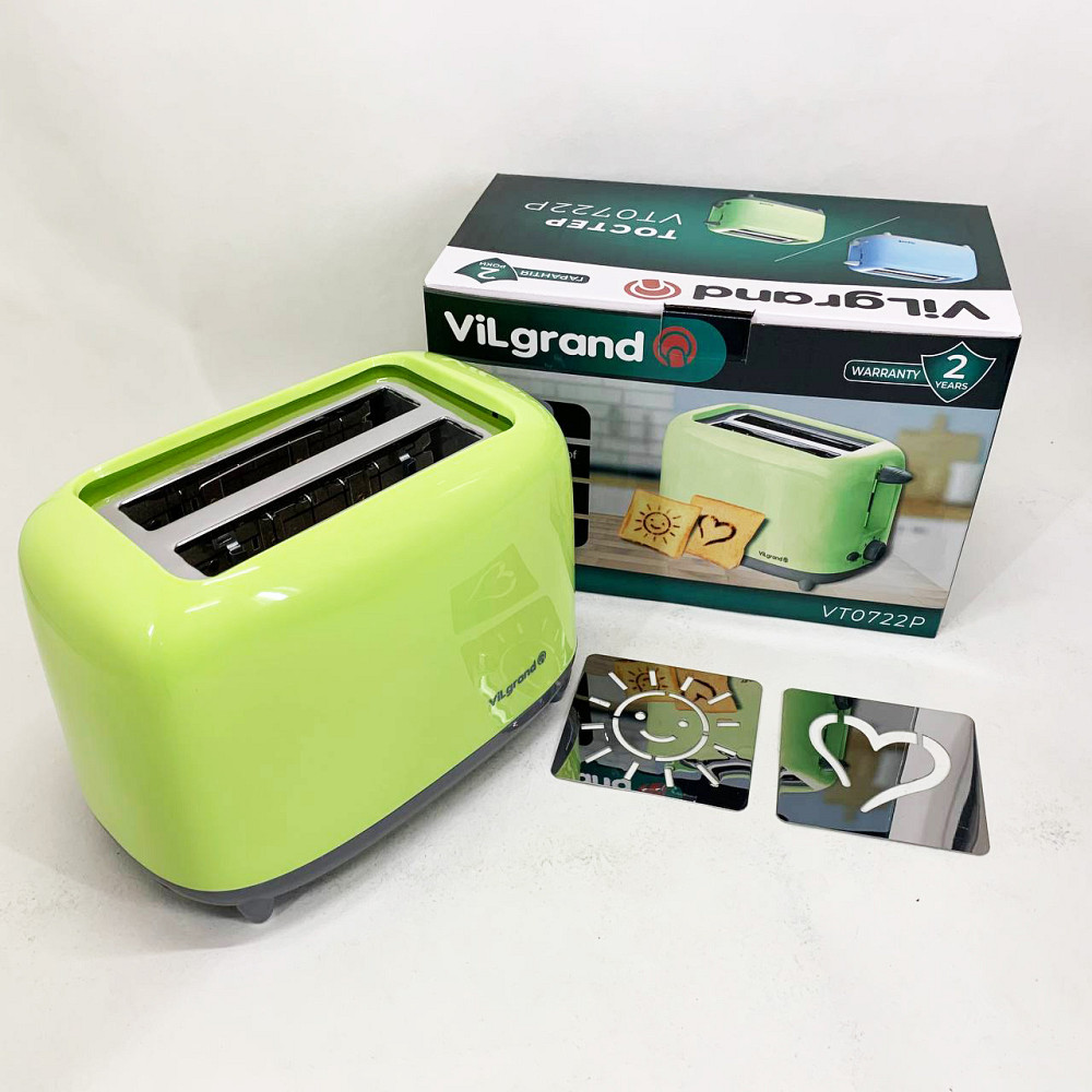 Тостерница для поджаривания хлеба VILGRAND, Кухонный тостер для тостов Тостер 2 штук хлеба QX-21 Львов - изображение 5