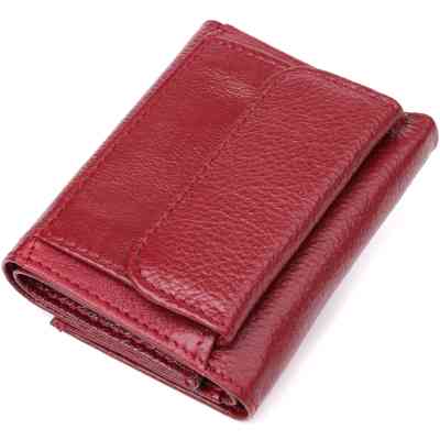 Гаманець ST Leather З натуральної шкіри Бордовий (23082) Вінниця