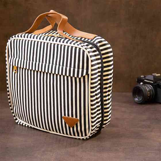 Сумка органайзер для подорожей текстильна Vintage 20652 Біла Київ