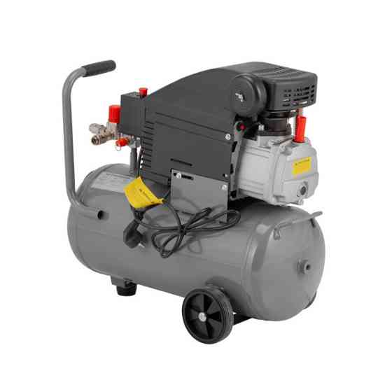 Компресор, 24 л, 1,5 кВт, 220 В, 8 атм, 206 л/хв, 80 дБ INTERTOOL PT-0010 Київ