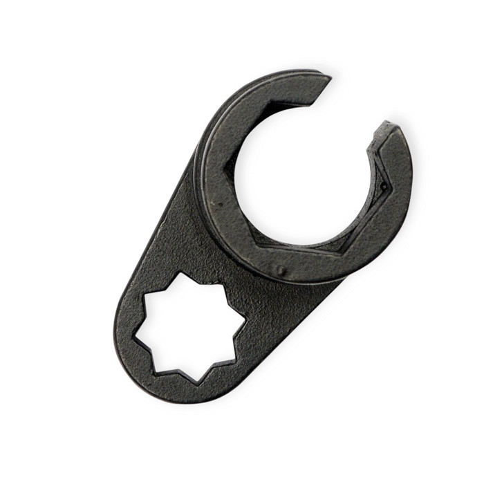 Головка для зняття лямбда-зонда 1/2" 22мм чорна CrMo "наскрізна" Мукачево - фото 2