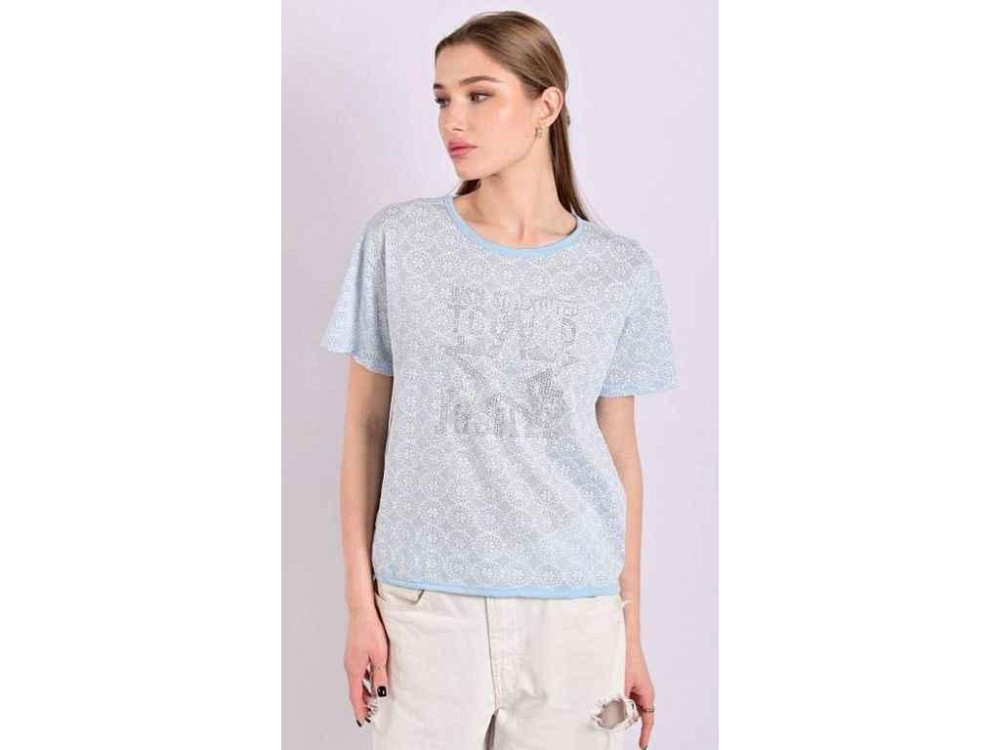 Футболка жін. 6781 арт.00-00396466 р.OneSize блакитний ТМ FAMILY Київ - фото 1