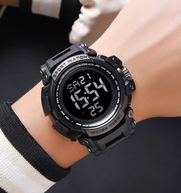 Часы мужские наручные спортивные Skmei 2422 (Черный) Винница - изображение 5