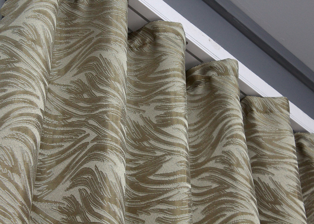 Комплект коротких штор VR-Textil Жакард Magic № 1605ш Бежевий 145х170 см 2 шт (35-0249) Киев - изображение 8