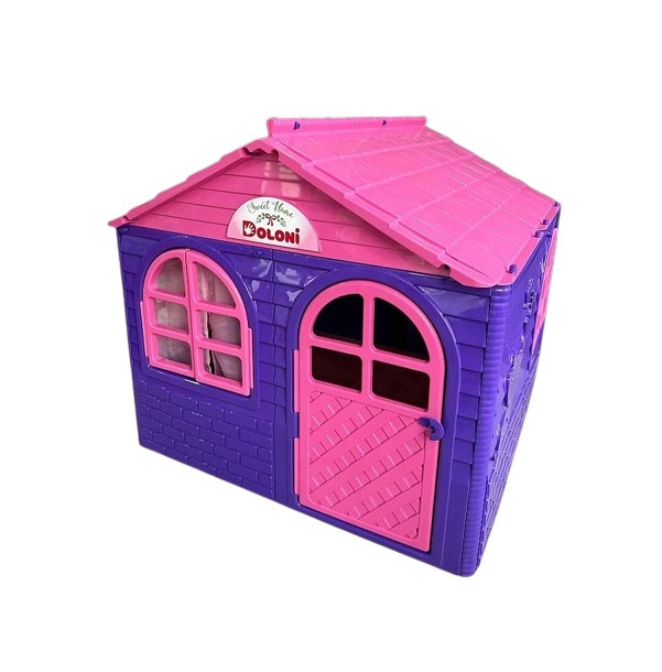 Ігровий будиночок для дітей Doloni середній 130х120х130см (Фіолетово-рожевий) Вінниця - фото 1