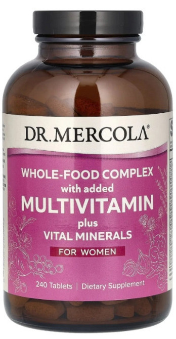 Мультивитамины для женщин Dr. Mercola Multivitamin Plus Vital Minerals 240 таб Киев - изображение 1