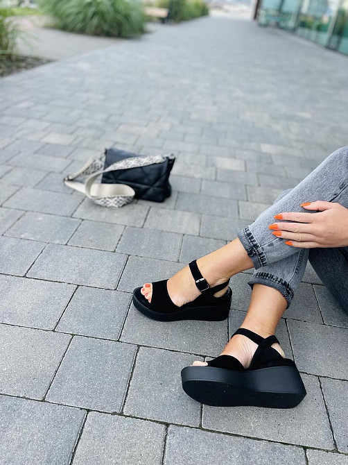 Nivelle Босоніжки жіночі NIVELLE 1873/21700 чорні (літо, замша натуральна) (3717) Коломия - фото 8